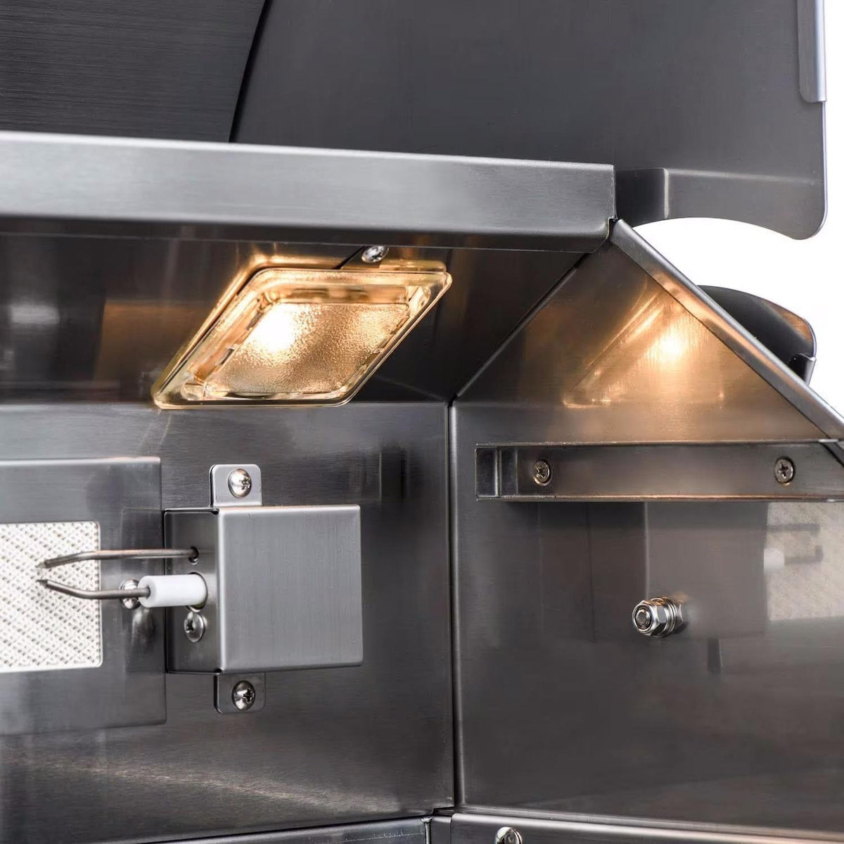 Blaze Golden Hour 10-Ft Outdoor Kitchen Island w/ 32-Inch Premium LTE3+ Gas Grill, Fridge, Sink