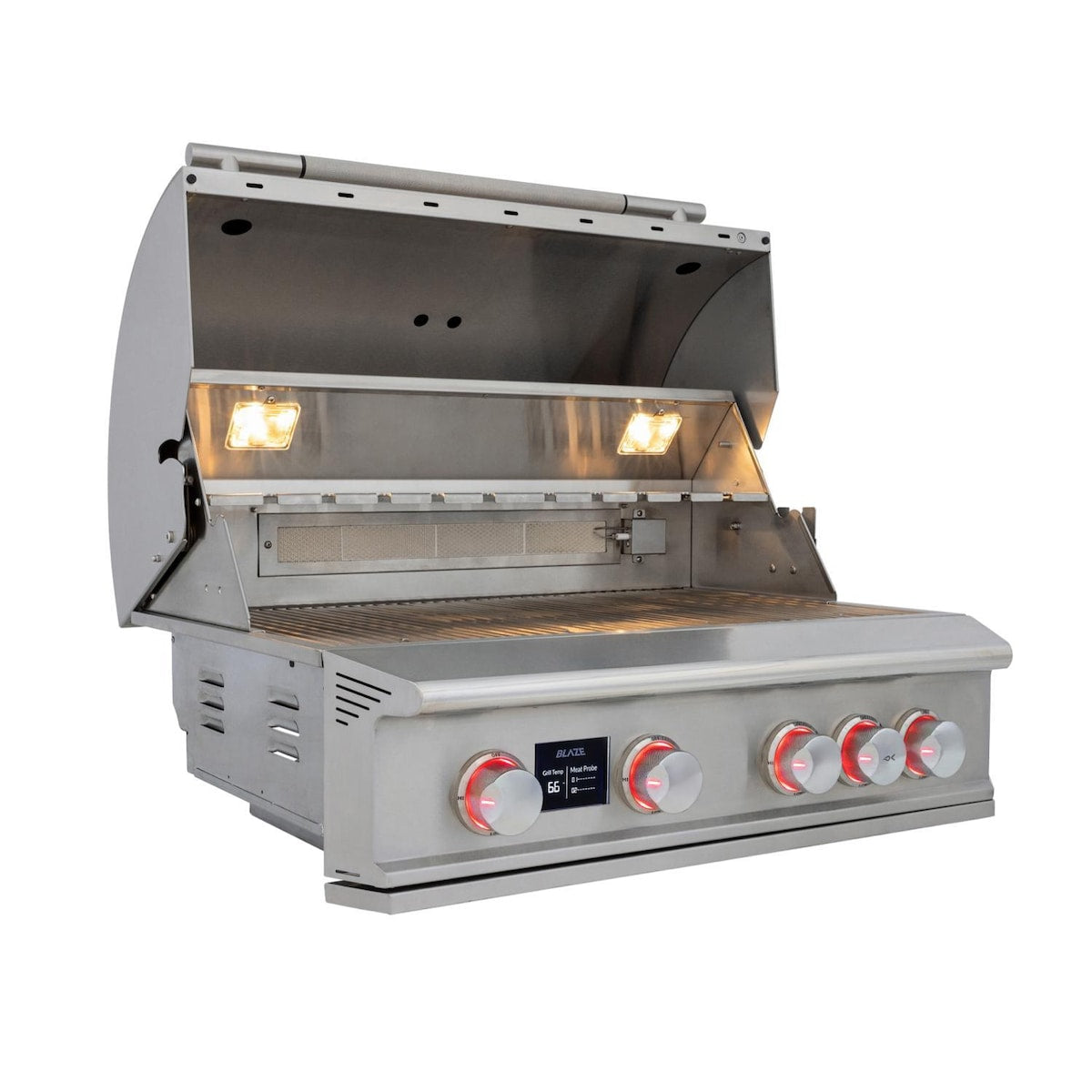 Blaze LTE PRO 32-Inch 4-Burner Built-in Gas Grill w/ Digital Temperature Screen & Rear Infrared Burner
