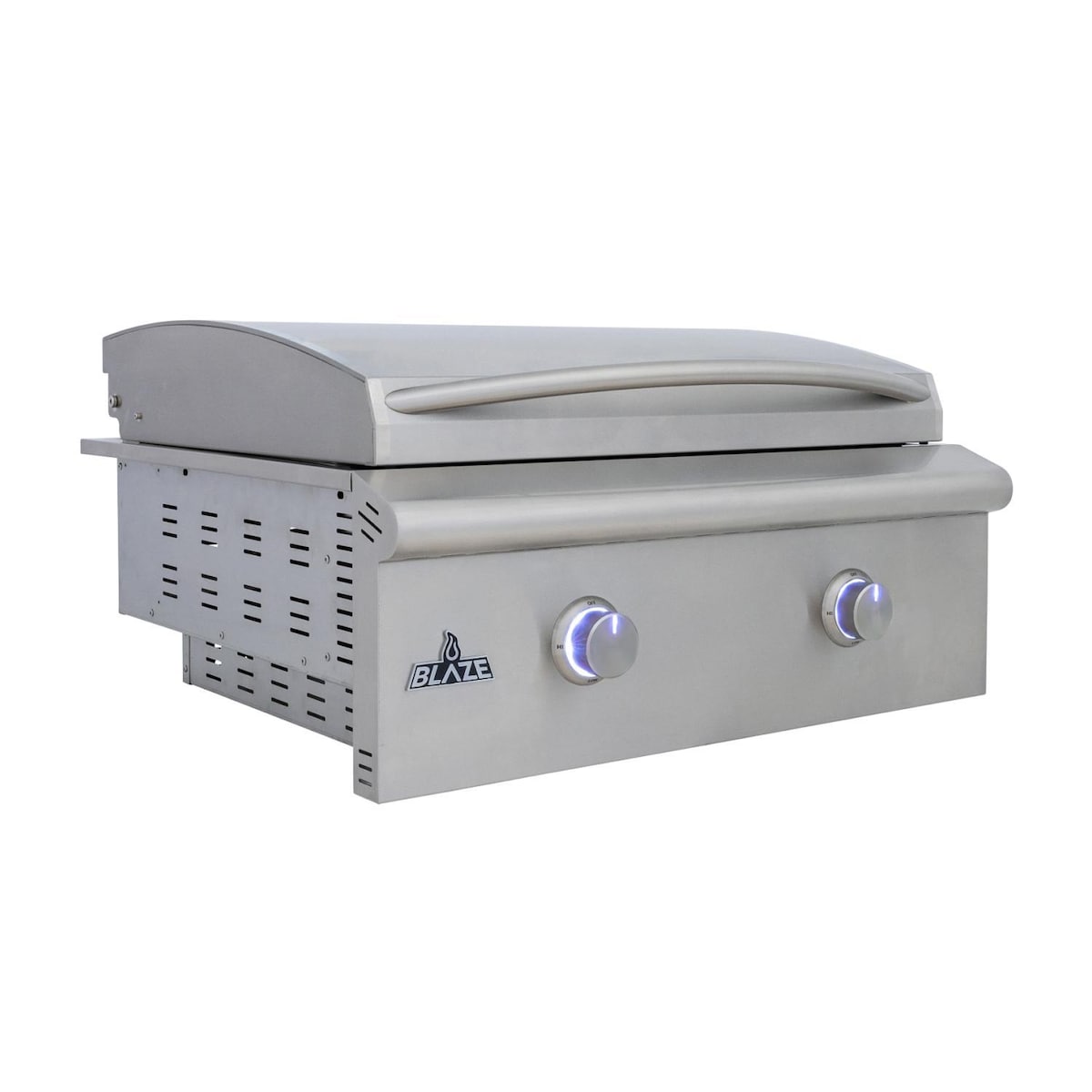 Blaze LTE3+ 30 Inch Built-in Gas Griddle w/ Lift-Assist Hood