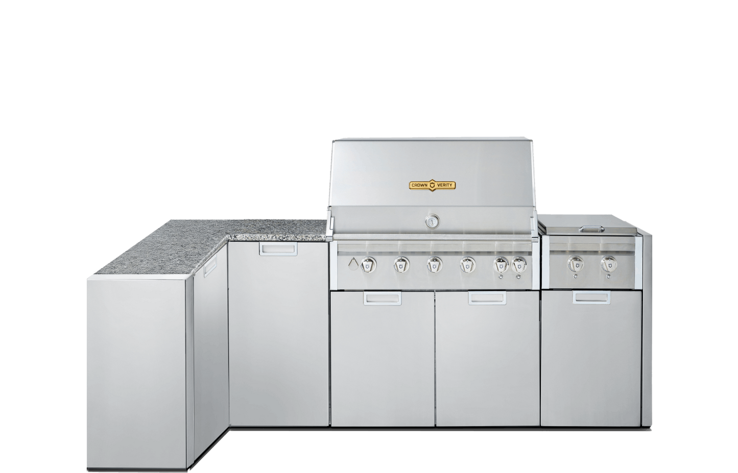 Crown Verity - 36" Infinite Series Corner Modular Grill Package