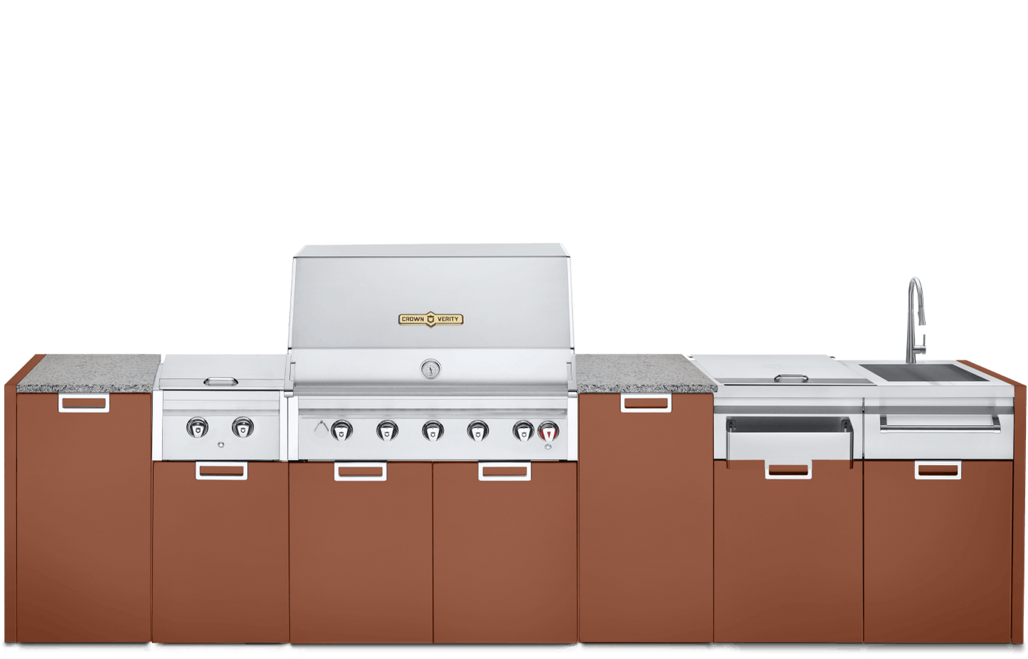 Crown Verity - 36" Infinite Series 5-Piece Modular Grill Package