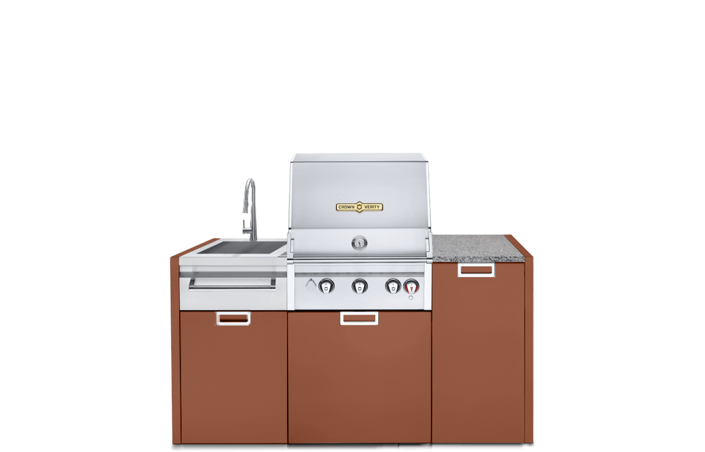 Crown Verity - 24" Infinite Series 3-Piece Modular Grill Package