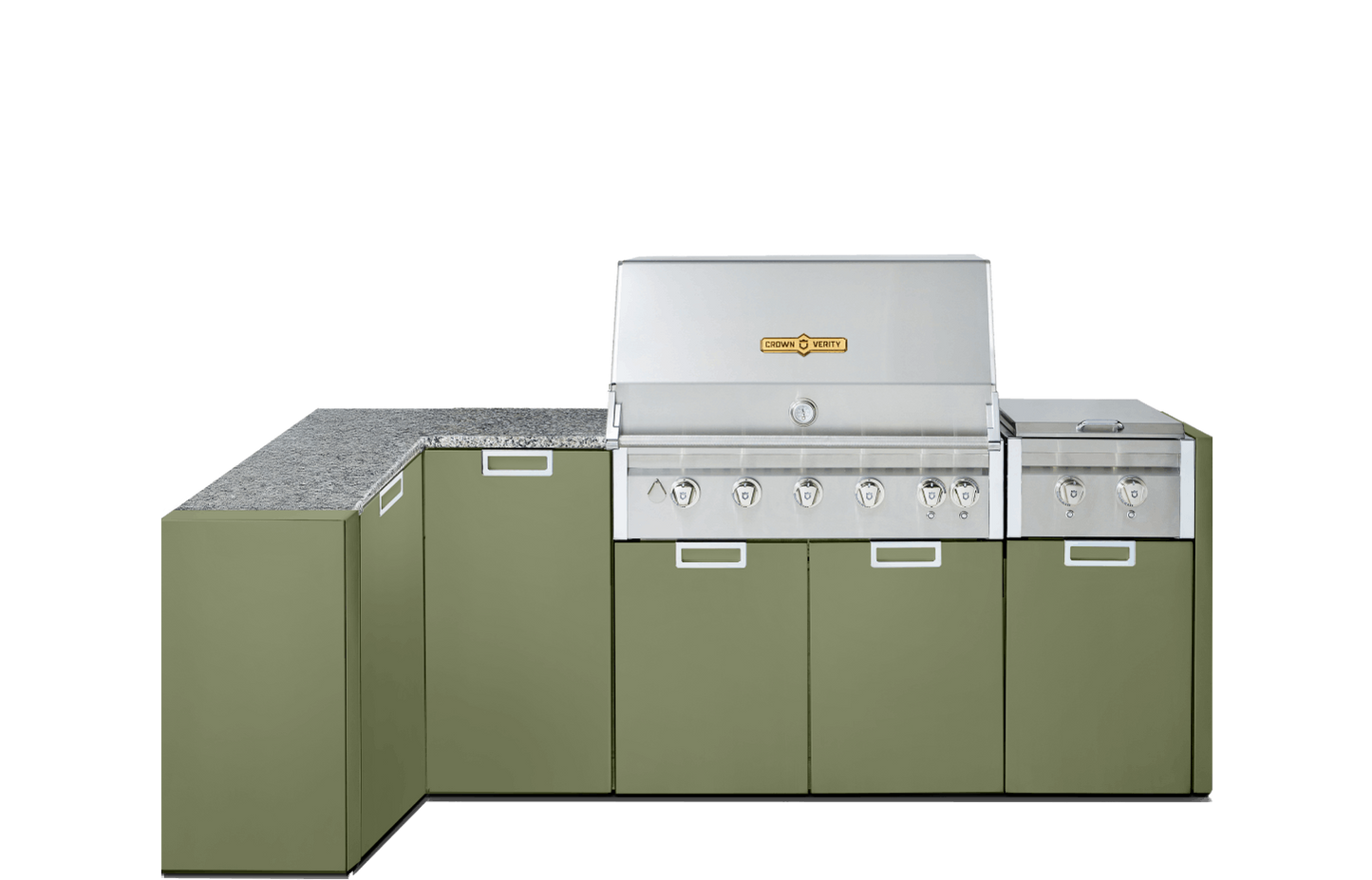Crown Verity - 36" Infinite Series Corner Modular Grill Package