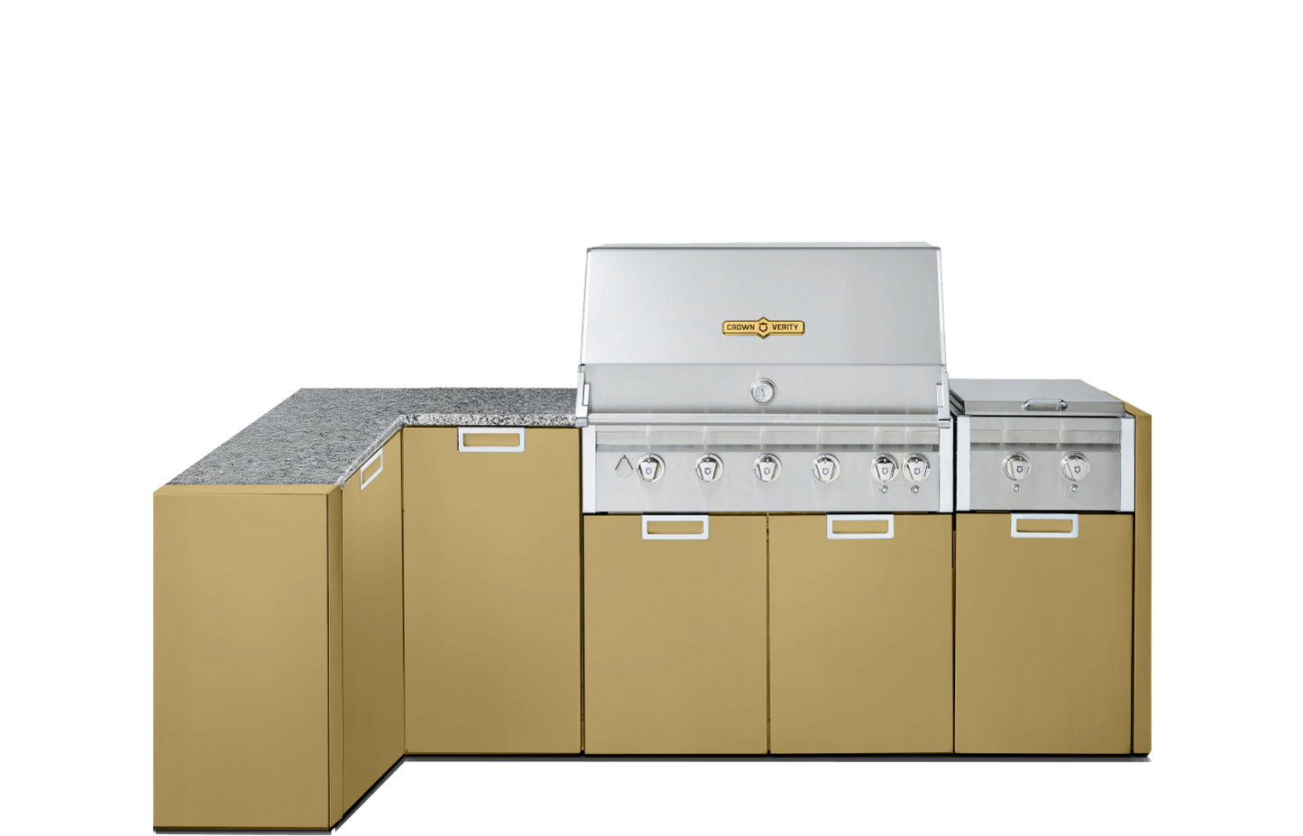 Crown Verity - 36" Infinite Series Corner Modular Grill Package