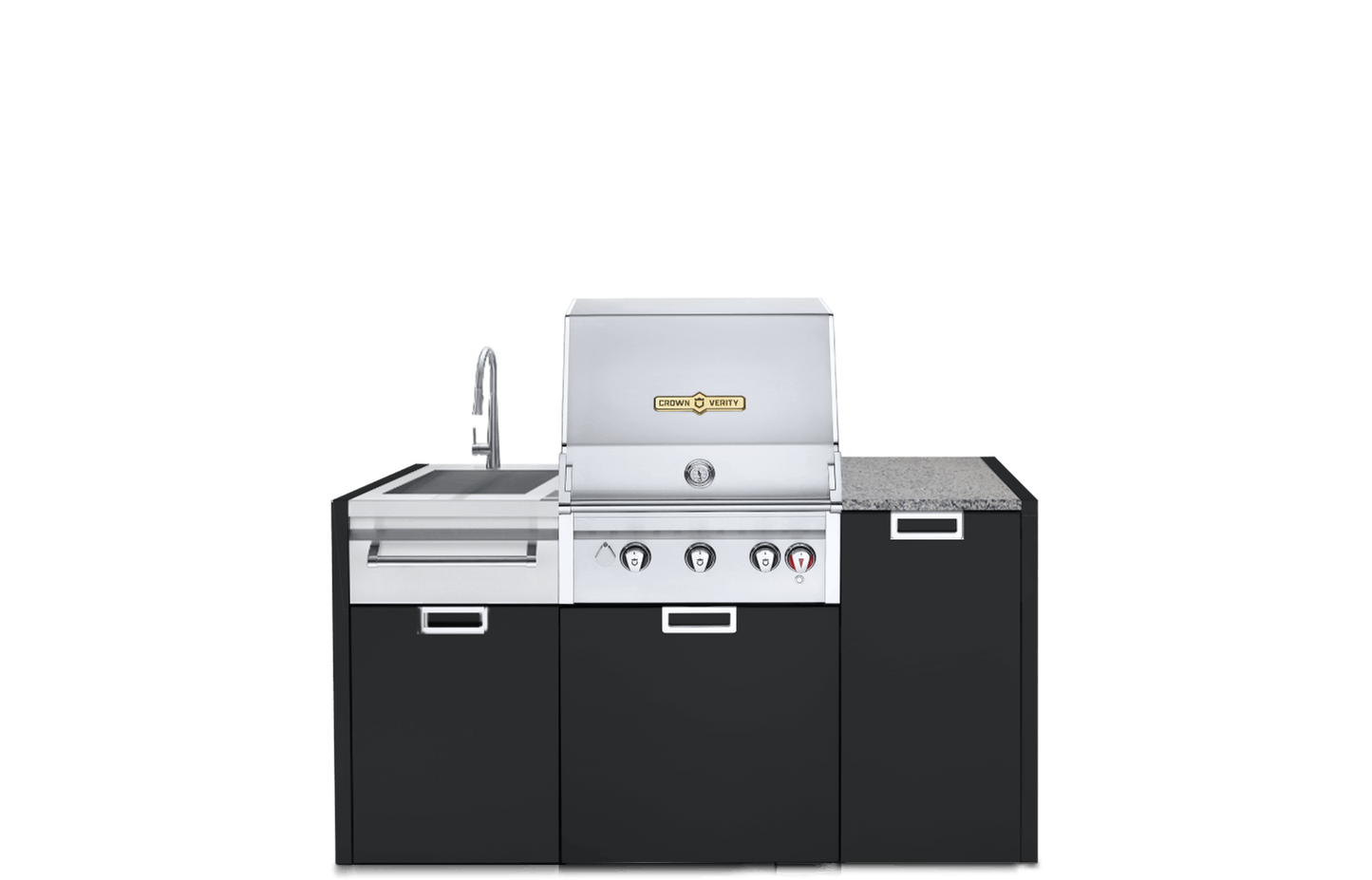 Crown Verity - 24" Infinite Series 3-Piece Modular Grill Package