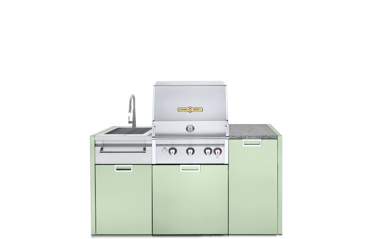 Crown Verity - 24" Infinite Series 3-Piece Modular Grill Package