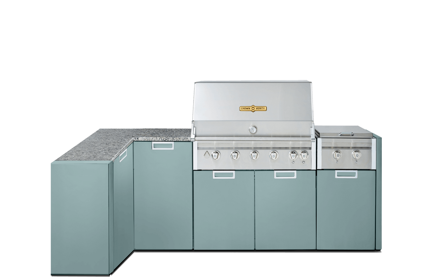 Crown Verity - 36" Infinite Series Corner Modular Grill Package