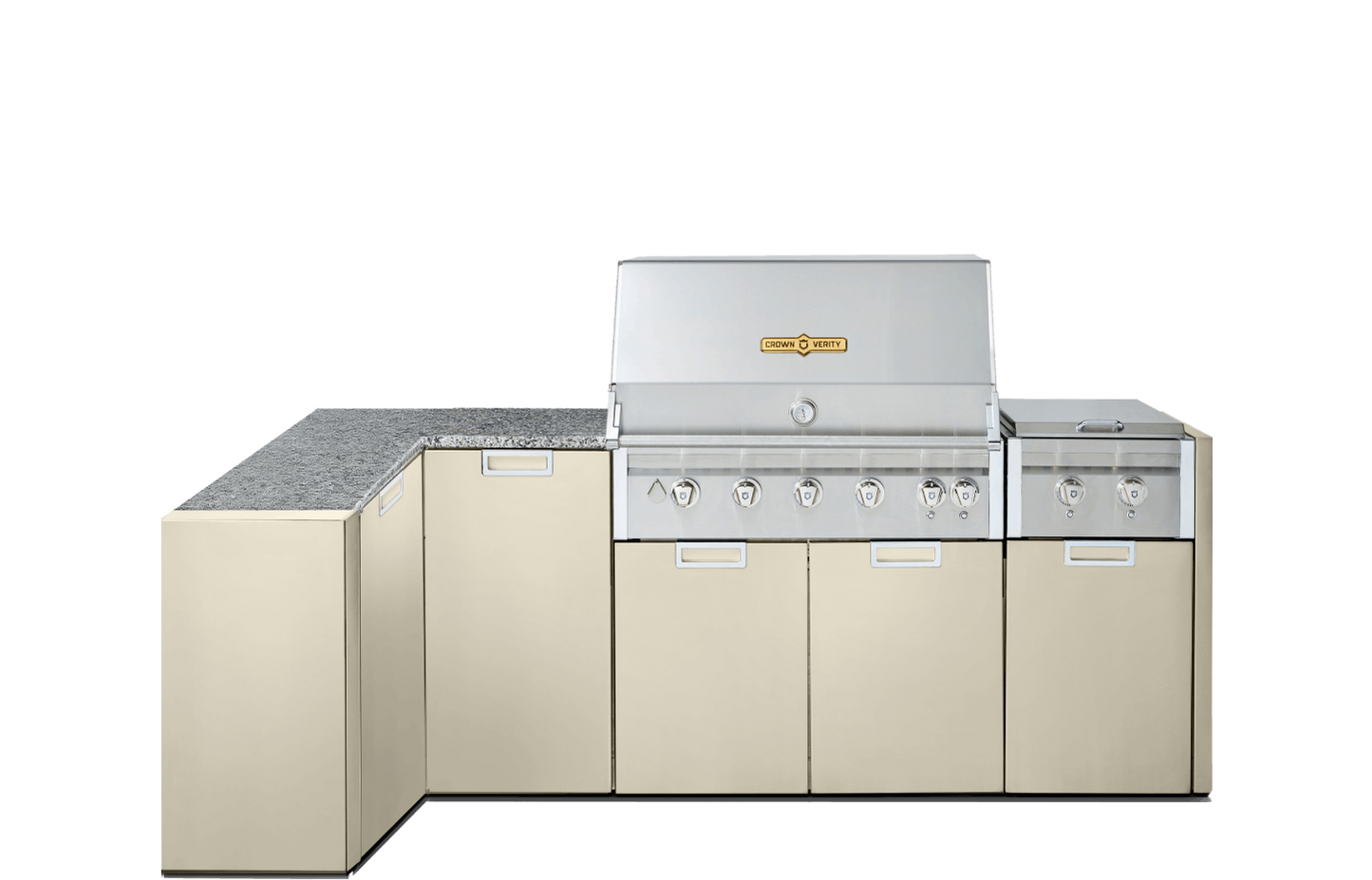 Crown Verity - 36" Infinite Series Corner Modular Grill Package