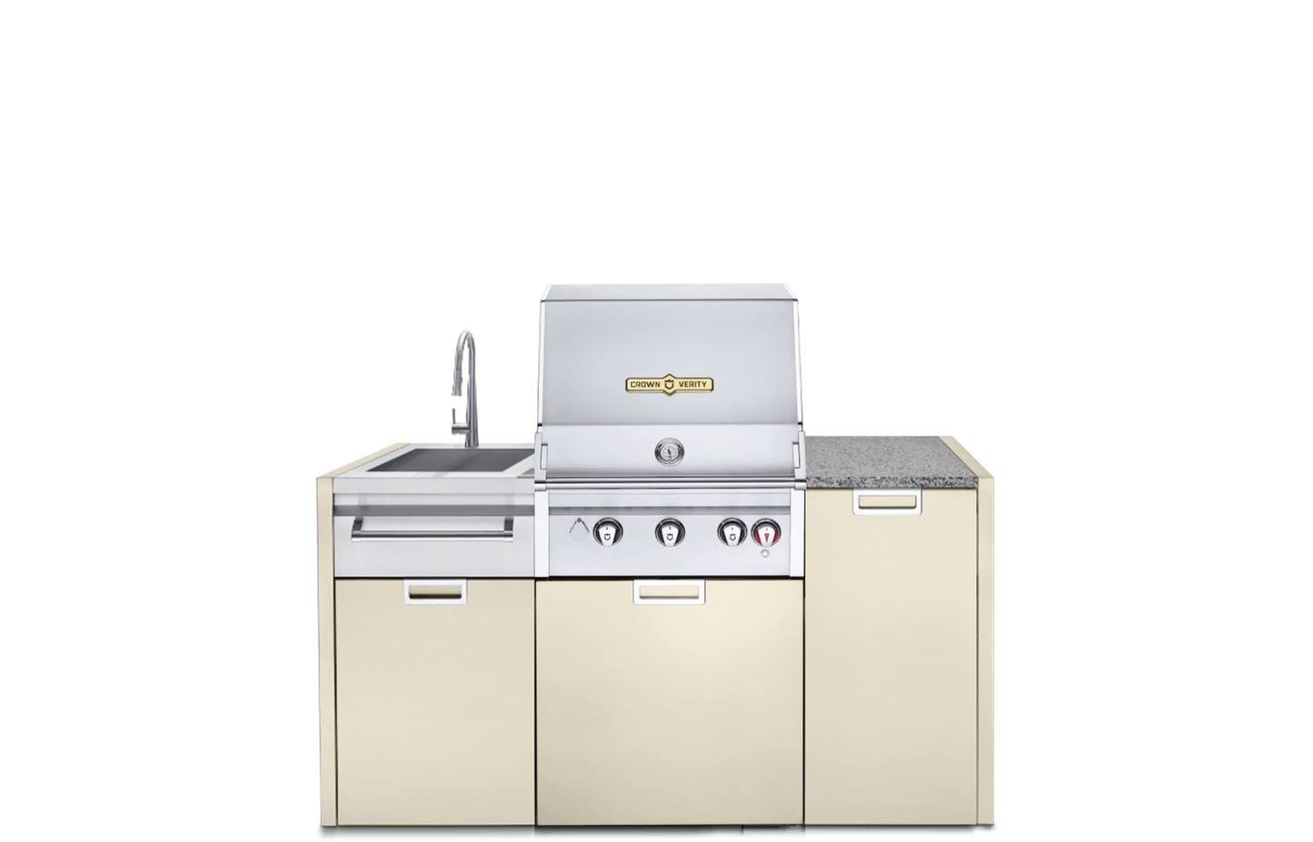 Crown Verity - 24" Infinite Series 3-Piece Modular Grill Package