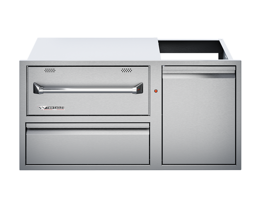 Twin Eagles - 48" Warming Drawer with Storage