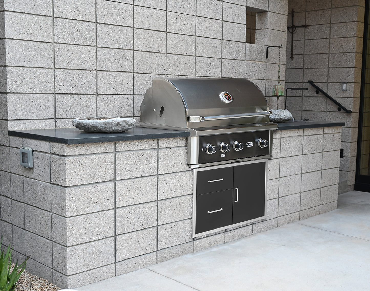 Black Stainless Door/Drawer Combo - 30" x 21"