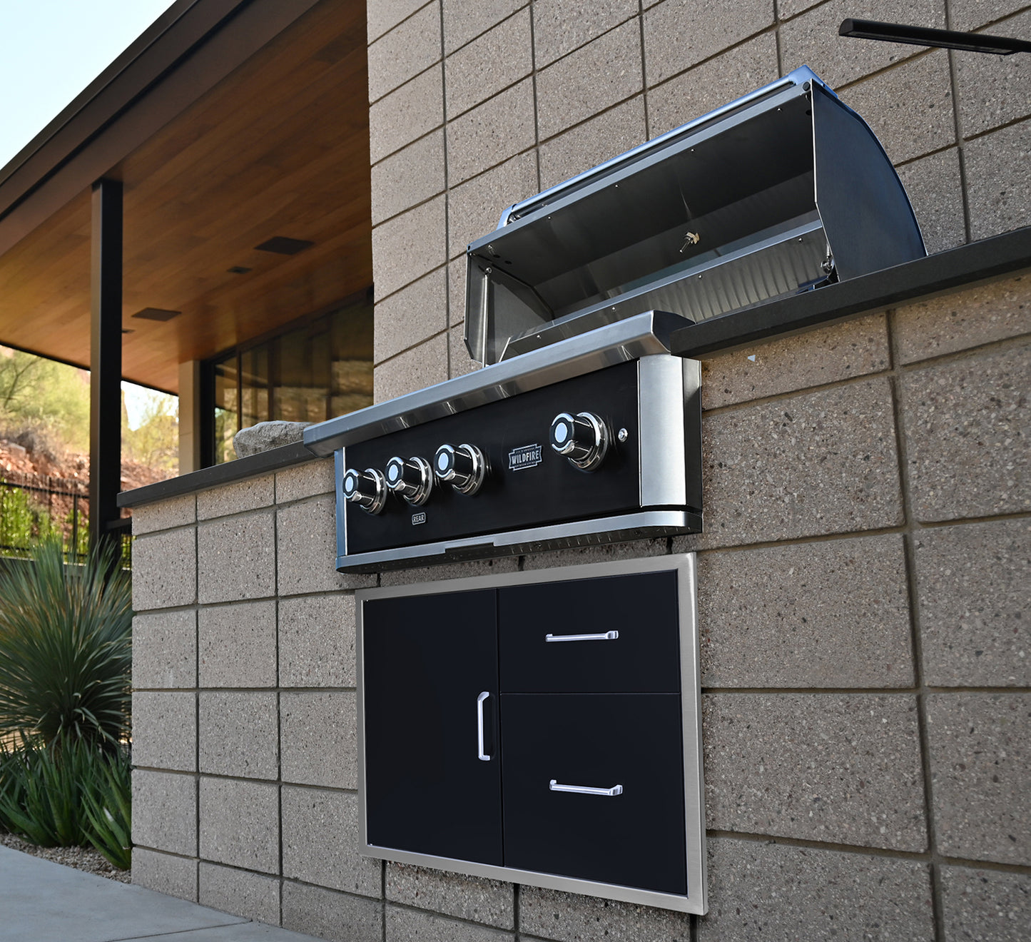 Black Stainless Door/Drawer Combo - 30" x 21"