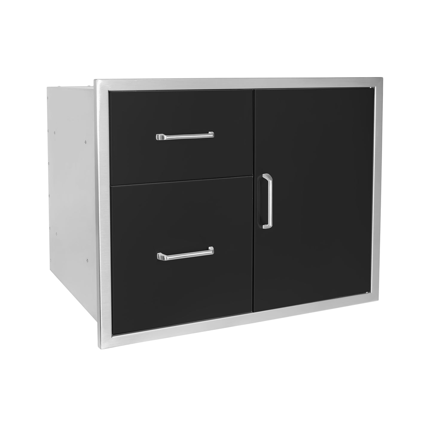 Black Stainless Door/Drawer Combo - 30" x 21"