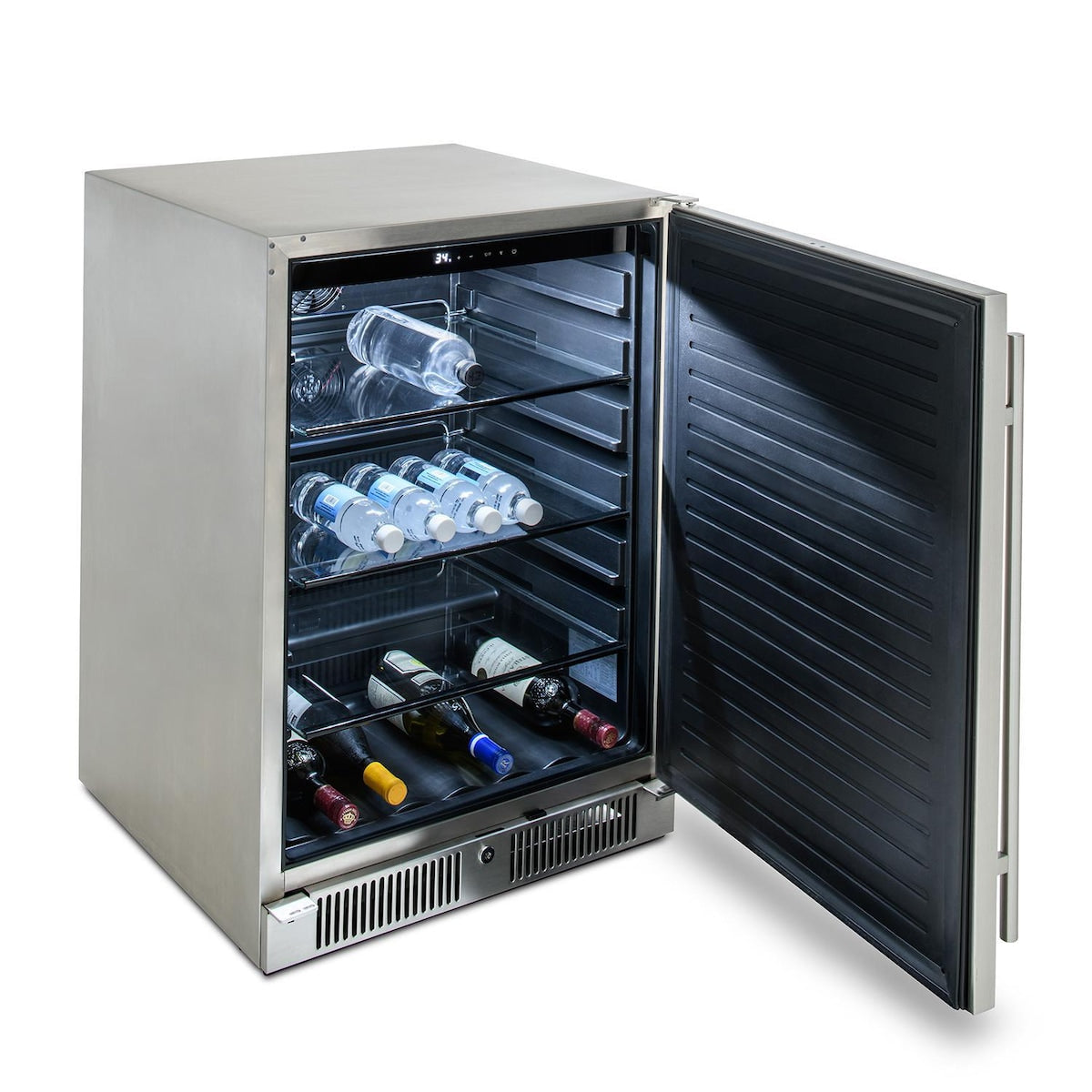 Blaze Golden Hour 10-Ft Outdoor Kitchen Island w/ 32-Inch Premium LTE3+ Gas Grill, Fridge, Sink