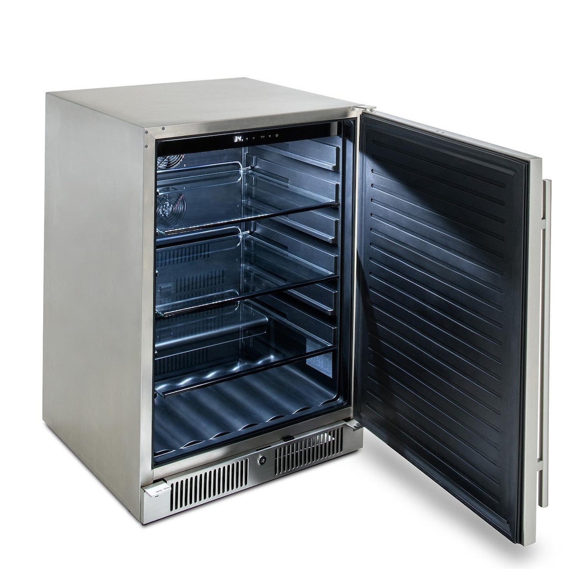 Blaze Golden Hour 10-Ft Outdoor Kitchen Island w/ 32-Inch Premium LTE3+ Gas Grill, Fridge, Sink