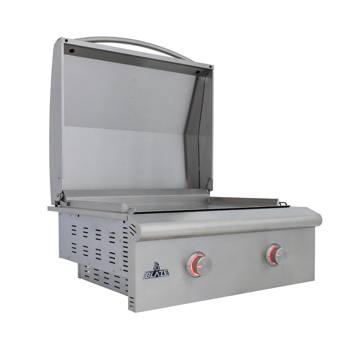 Blaze LTE3+ 30 Inch Built-in Gas Griddle w/ Lift-Assist Hood
