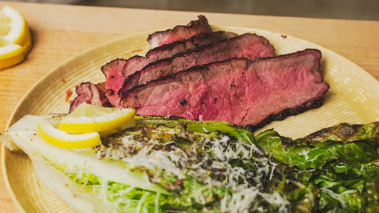 Cowboy Crust Tomahawk Steak with Compound Butter