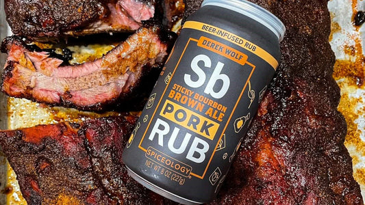 Sticky Bourbon Brown Ale Pork Ribs