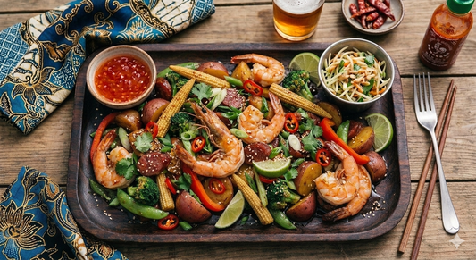 Asian Shrimp Boil & Stir Fry