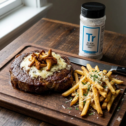 Black Truffle Salt & Parmesan Ribeye Steak