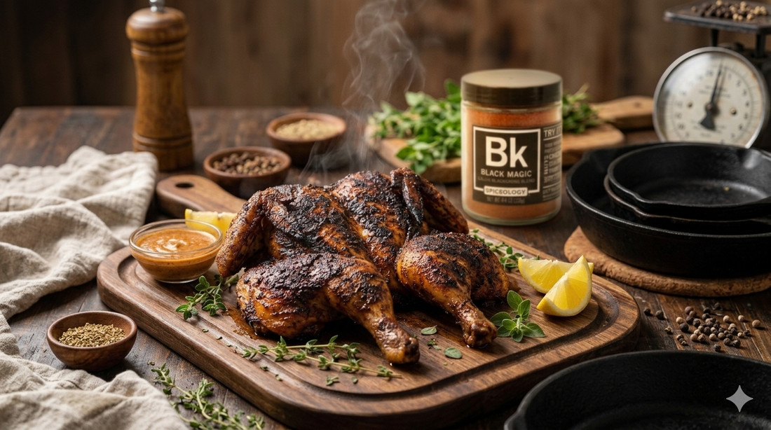 Black Magic Spatchcock Chicken