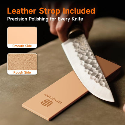 Diamond/Ceramic Rolling Knife Sharpener w/strop