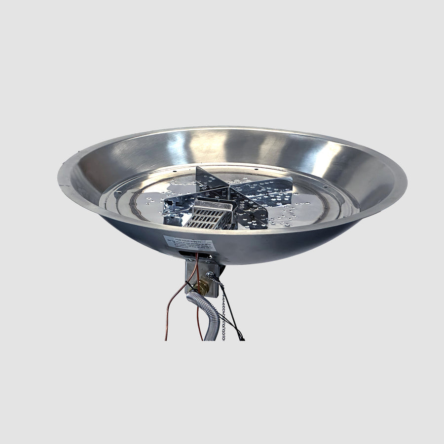 20-Inch Crystal Fire Plus Round Gas Burner - LP