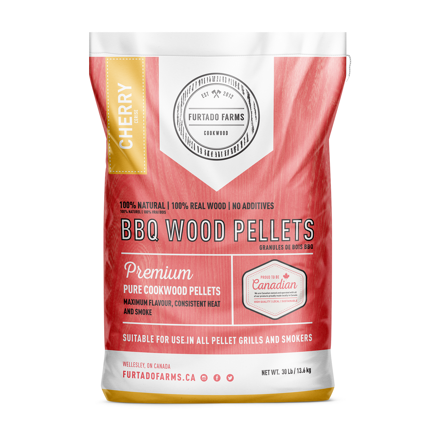 BBQ Wood Pellets - 30lb Bag