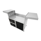 Wildfire Grill Cart For 36-Inch Gas Grill - Black Stainless Steel