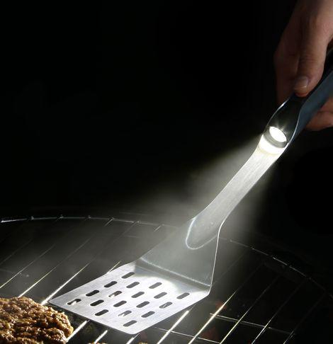 Grillight - LED Illuminated Stainless Steel Spatula