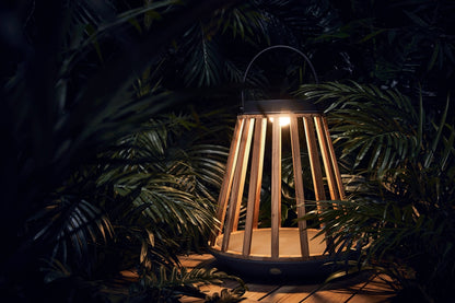 KATE Teak Solar Lamp