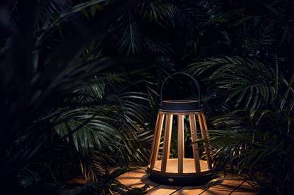 KATE Teak Solar Lamp