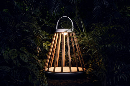 KATE Teak Solar Lamp