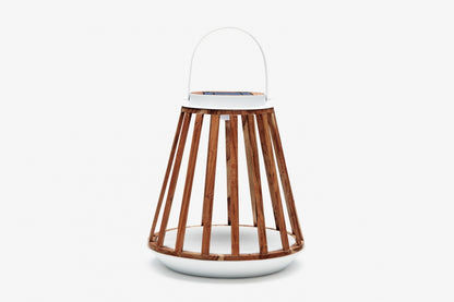 KATE Teak Solar Lamp