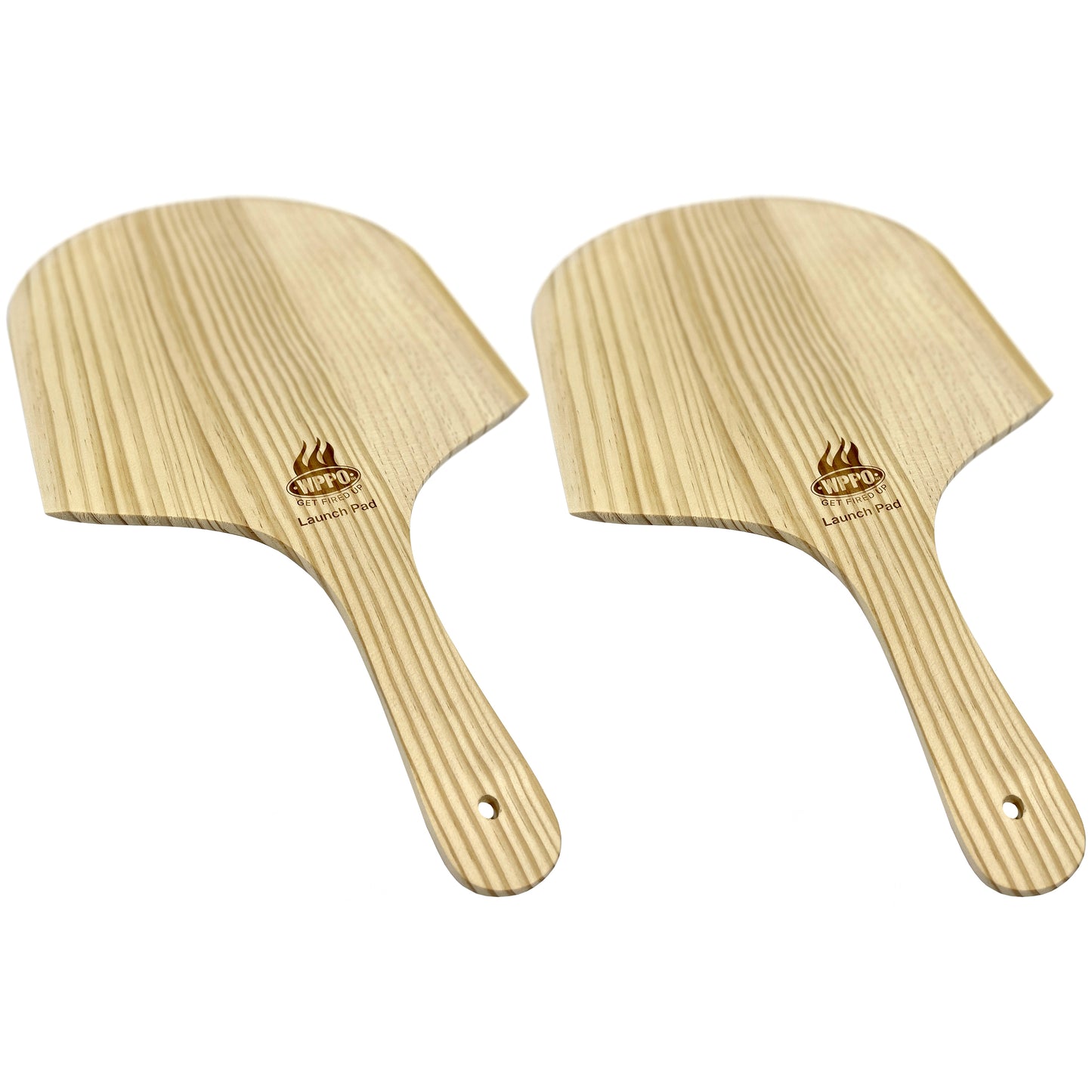 12” Square New Zealand Wooden Pizza Peel 2 pack