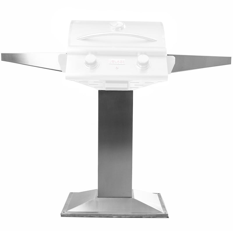 Blaze Pedestal Base With Side Shelves For Blaze 21-Inch Portable Electric Grill