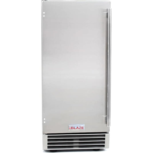 Blaze 50 Lb. 15-Inch Outdoor Rated Ice Maker With Gravity Drain