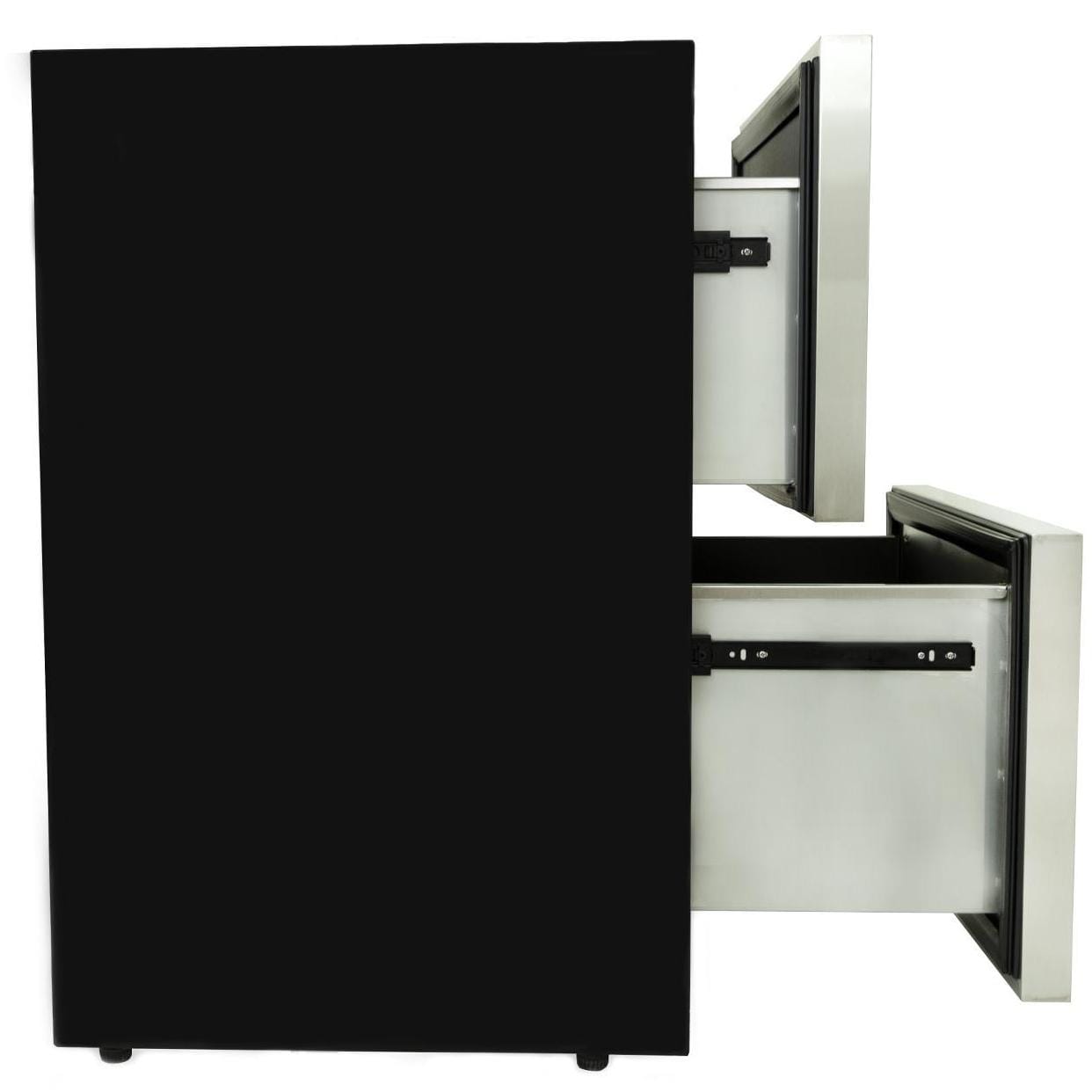 Blaze 23.5-Inch 5.1 Cu. Ft. Outdoor Rated Stainless Steel Double Drawer Refrigerator