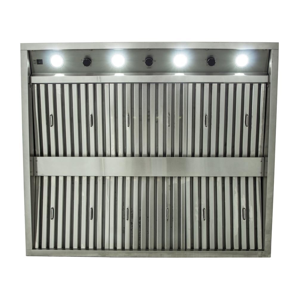 Blaze 42-Inch Stainless Steel Outdoor Vent Hood - 2000 CFM